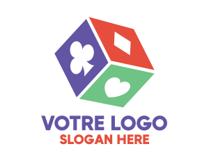 Clubs - Poker Gambling Dice logo design