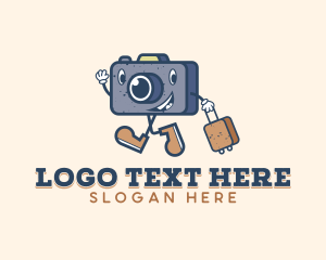Luggage - Camera Luggage Traveler logo design