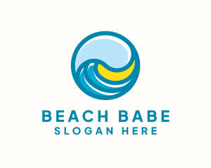 Beach Surf Resort logo design