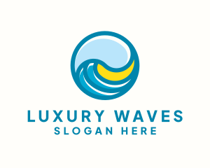 Beach Surf Resort logo design