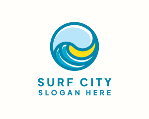 Beach Surf Resort logo design