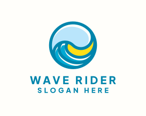 Surf - Beach Surf Resort logo design