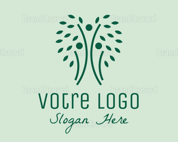 Tree Forest People Logo