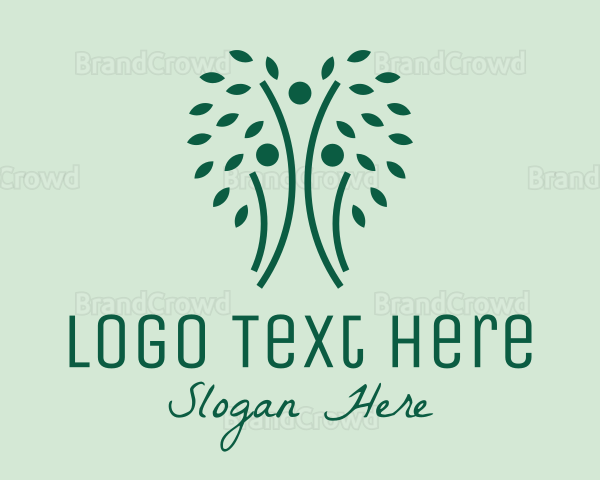 Tree Forest People Logo