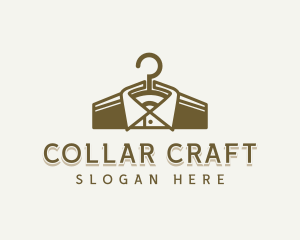 Hanger Collar Clothes logo design