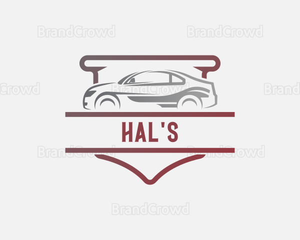 Race Car Automobile Logo