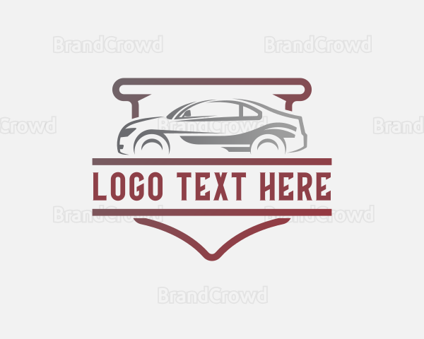 Race Car Automobile Logo