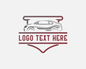 Driver - Race Car Automobile logo design