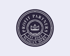 Crown Company Agency logo design