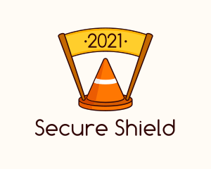 Safety - Safety Cone Banner logo design