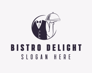 Restaurant Waiter Butler logo design