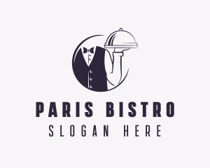 Restaurant Waiter Butler logo design