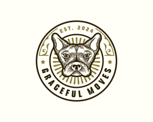 Dog Bulldog Canine Logo