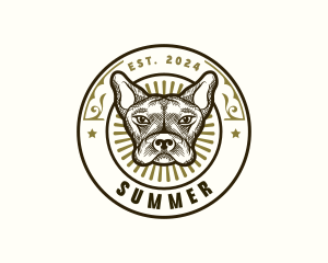 Dog Bulldog Canine Logo