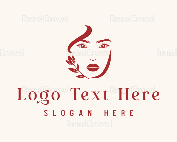 Woman Face Beauty Logo