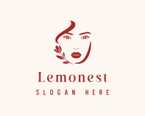 Woman Face Beauty Logo