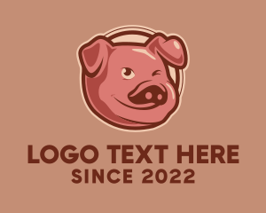 Butchery - Pork Streak Restaurant logo design