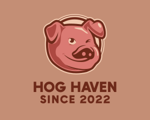 Pork Streak Restaurant logo design