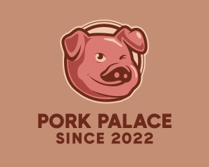 Pork Streak Restaurant logo design