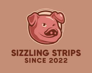 Bacon - Pork Streak Restaurant logo design