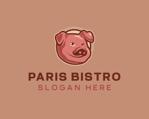 Pork Streak Restaurant logo design