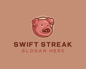 Pork Streak Restaurant logo design