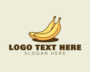 Healthy - Nutritious Banana Fruit logo design