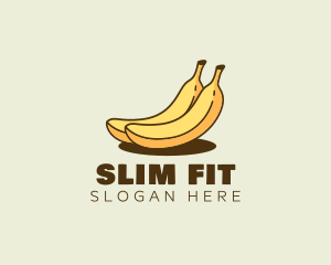 Weight Loss - Nutritious Banana Fruit logo design