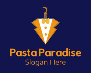 Pasta Tuxedo Dining  logo design