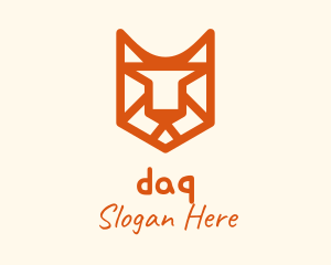 Jungle - Feline Cat Line Art logo design