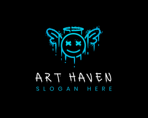 Angel Street Art logo design