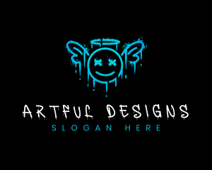 Angel Street Art logo design