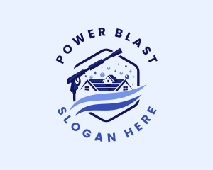 House Hydro Power Wash logo design