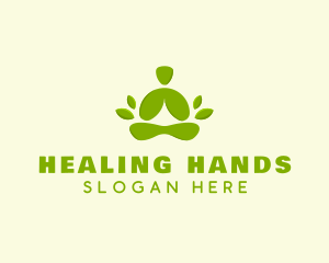 Yoga Healing Meditation logo design