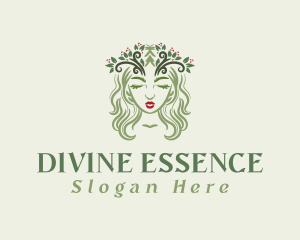 Nature Beauty Goddess logo design