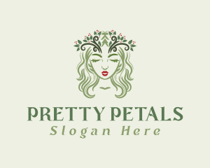 Nature Beauty Goddess logo design