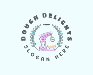 Dough - Kitchen Mixer Baking logo design