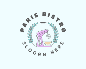 Kitchen Mixer Baking logo design