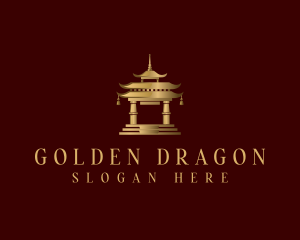 Chinese - Chinese Temple Architecture logo design