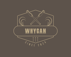 Wood Chisel Woodwork Logo