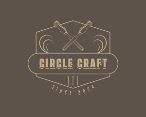 Wood Chisel Woodwork logo design