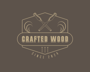 Wood Chisel Woodwork logo design