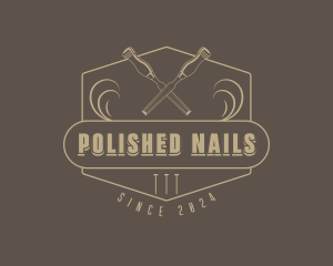 Nails - Wood Chisel Woodwork logo design