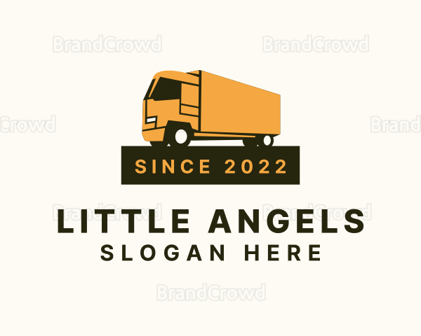Shipping Box Truck Logo