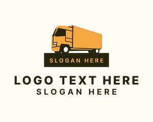 Shipping Box Truck Logo