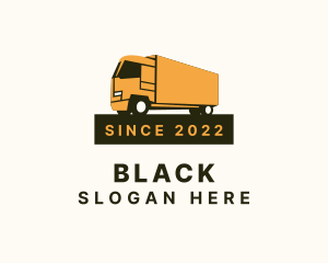 Trailer - Shipping Box Truck logo design