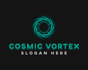 Spiral Motion Vortex logo design