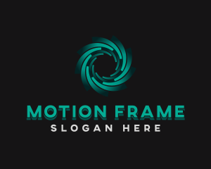 Spiral Motion Vortex logo design