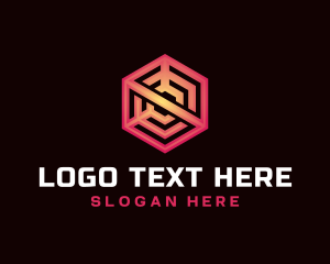 Programming - Hexagon Programming  Technology logo design
