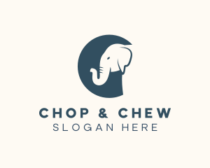 Wild Elephant Circus Logo
